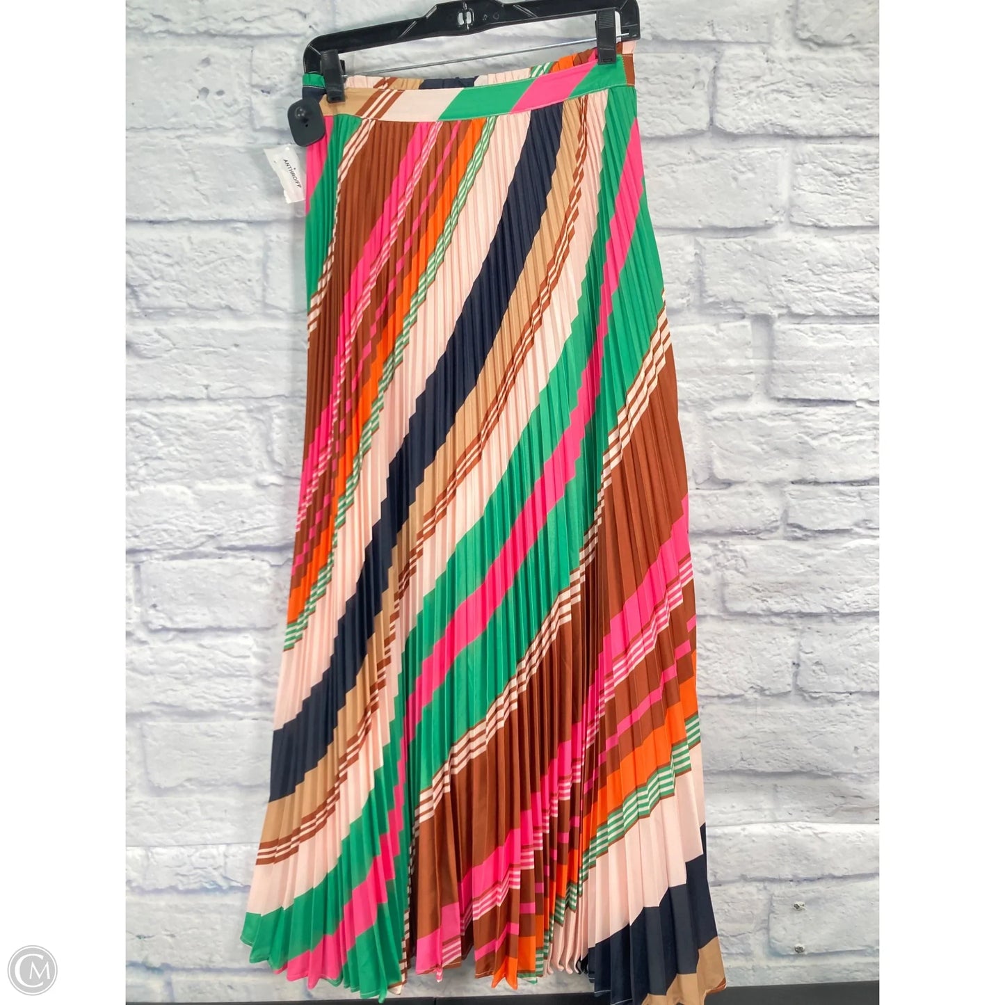 Skirt Maxi By Maeve In Green & Pink, Size: 4
