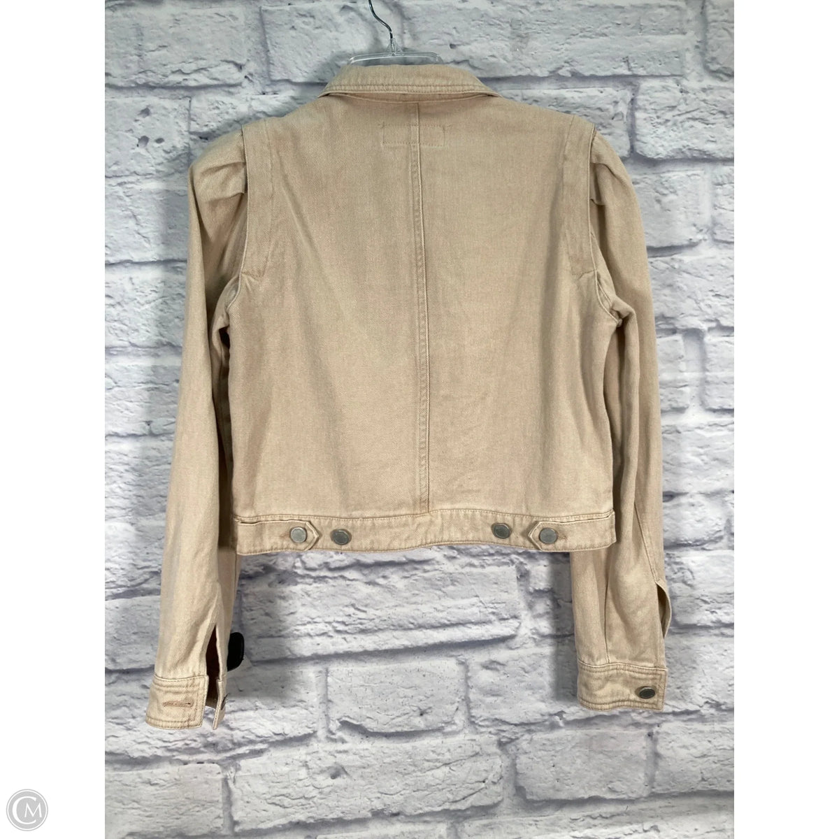 Jacket Denim By Blanknyc In Beige, Size: S