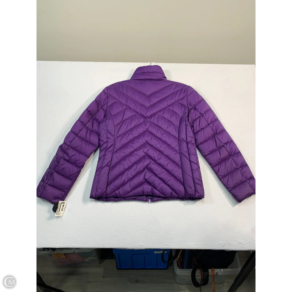 Jacket Puffer & Quilted By Talbots In Purple, Size: Mp