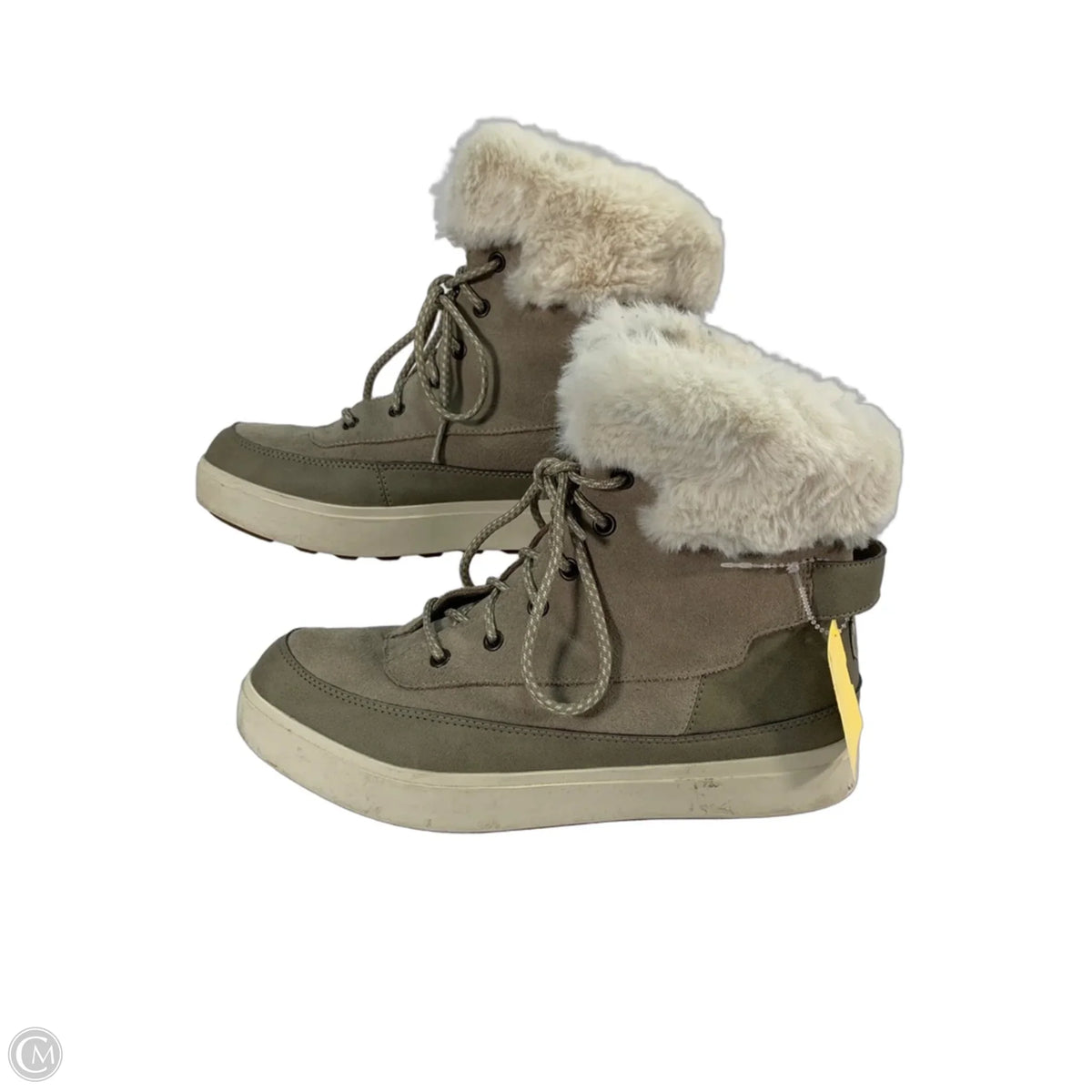 Boots Designer By Ugg In Beige, Size: 10