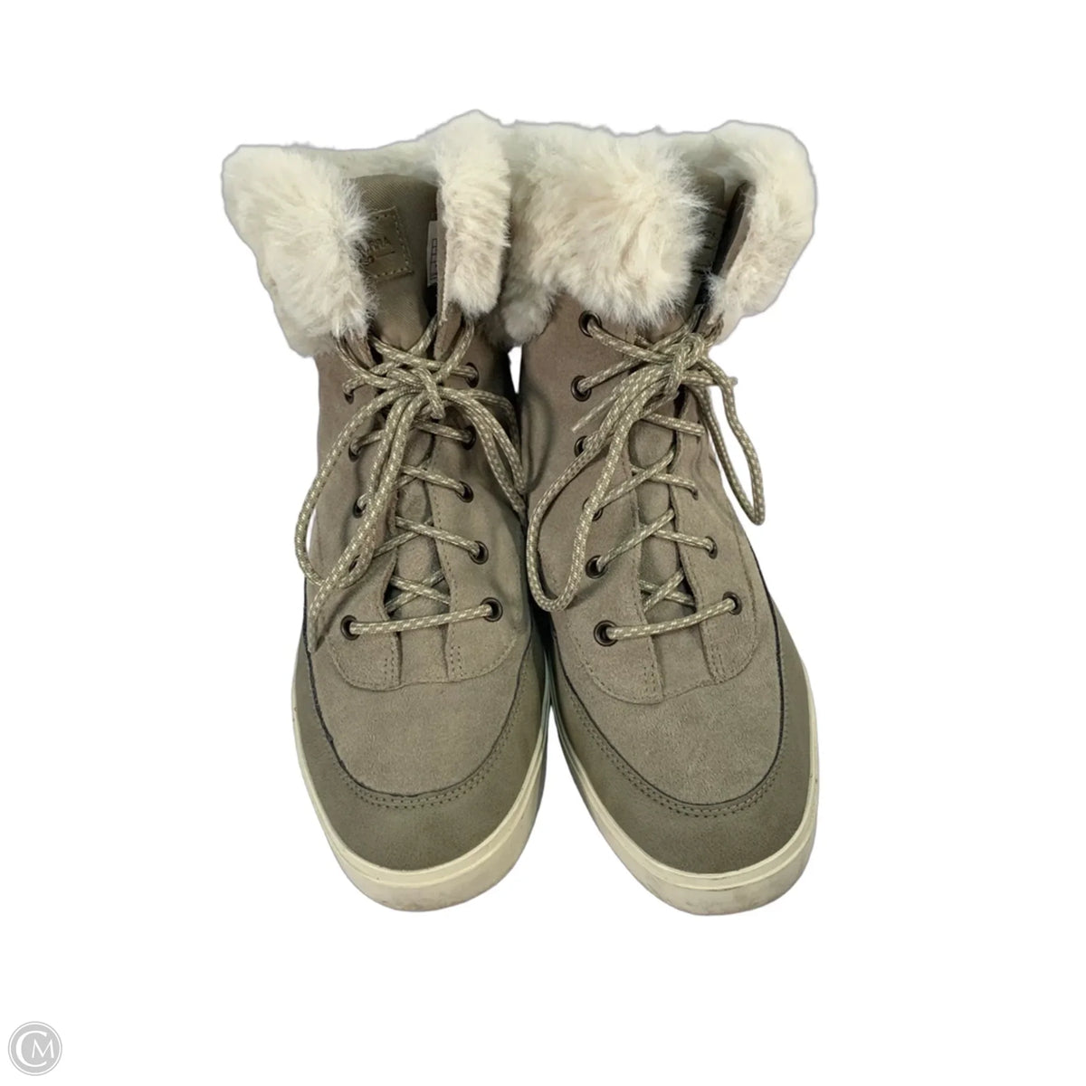 Boots Designer By Ugg In Beige, Size: 10