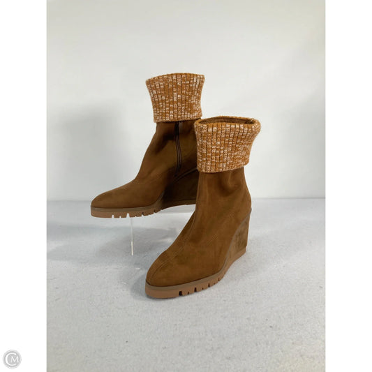 Boots Ankle Heels By Donald Pliner In Brown, Size: 7.5