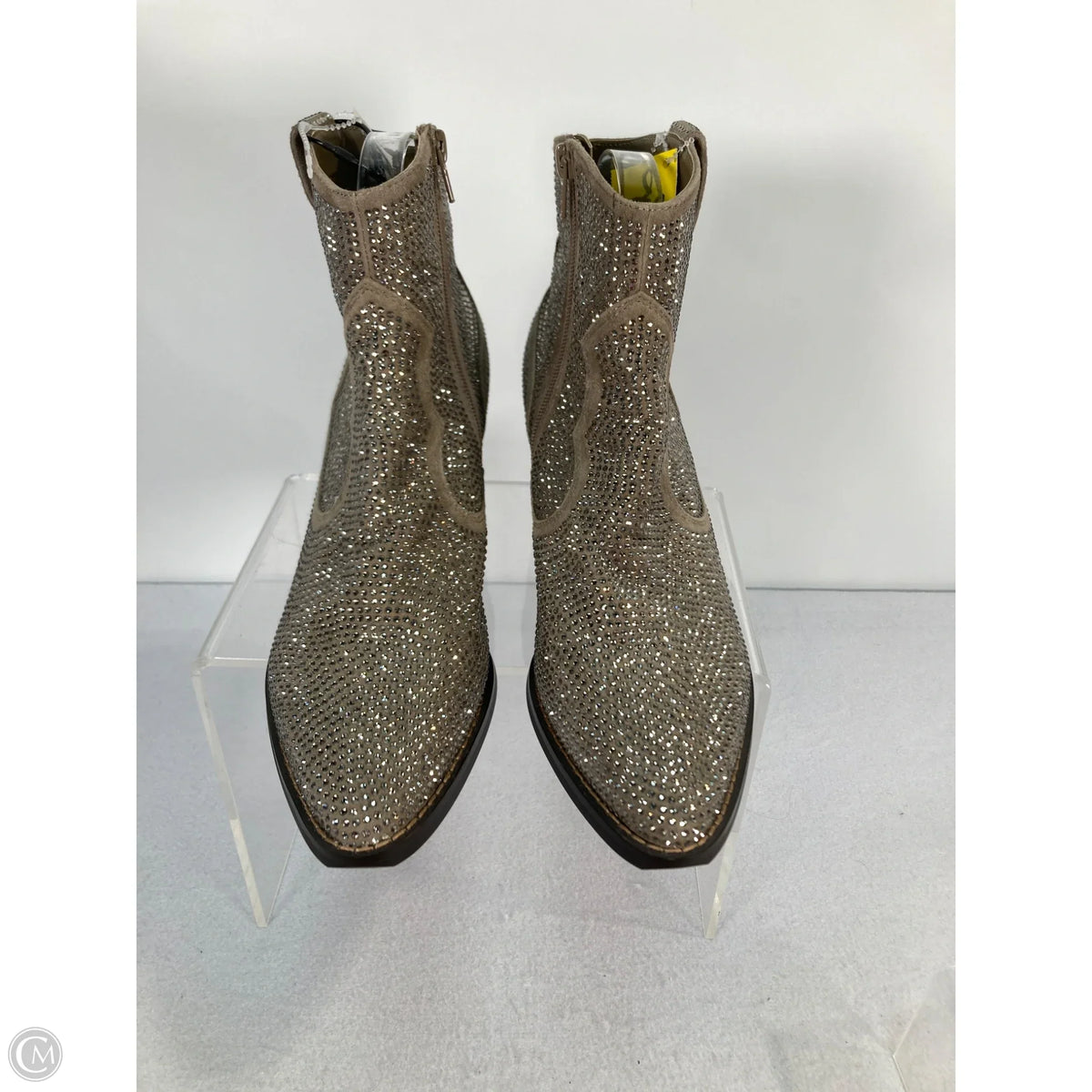 Boots Western By Vaneli In Silver, Size: 9