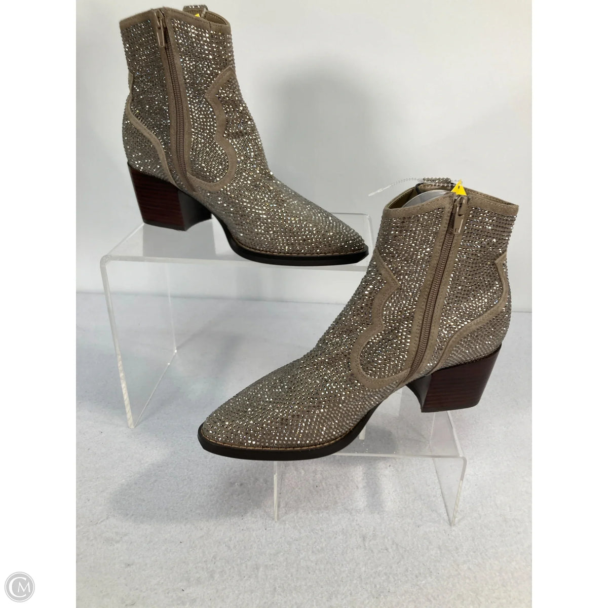 Boots Western By Vaneli In Silver, Size: 9