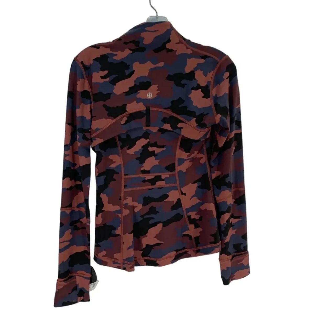 Athletic Jacket By Lululemon In Camouflage Print, Size: 6