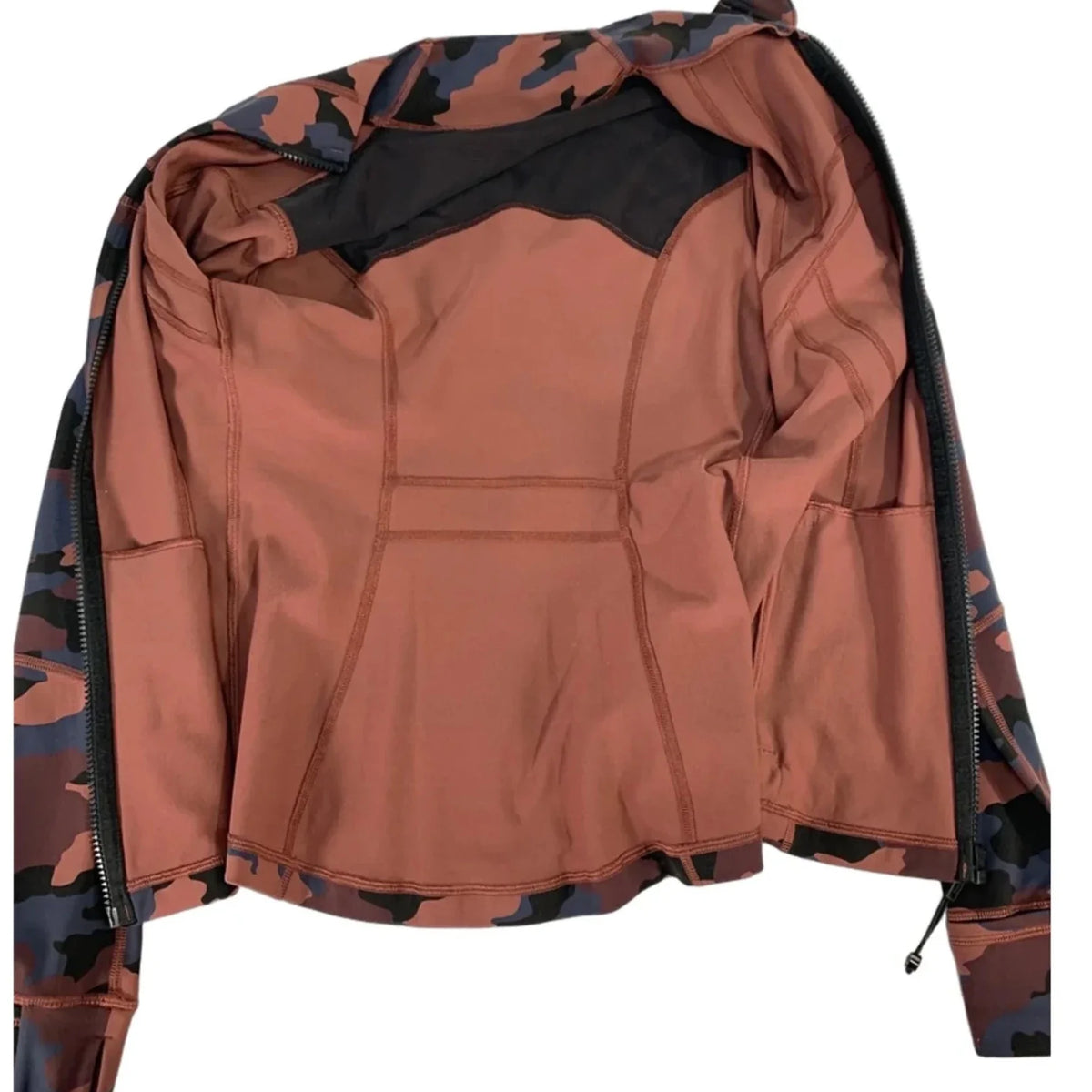 Athletic Jacket By Lululemon In Camouflage Print, Size: 6