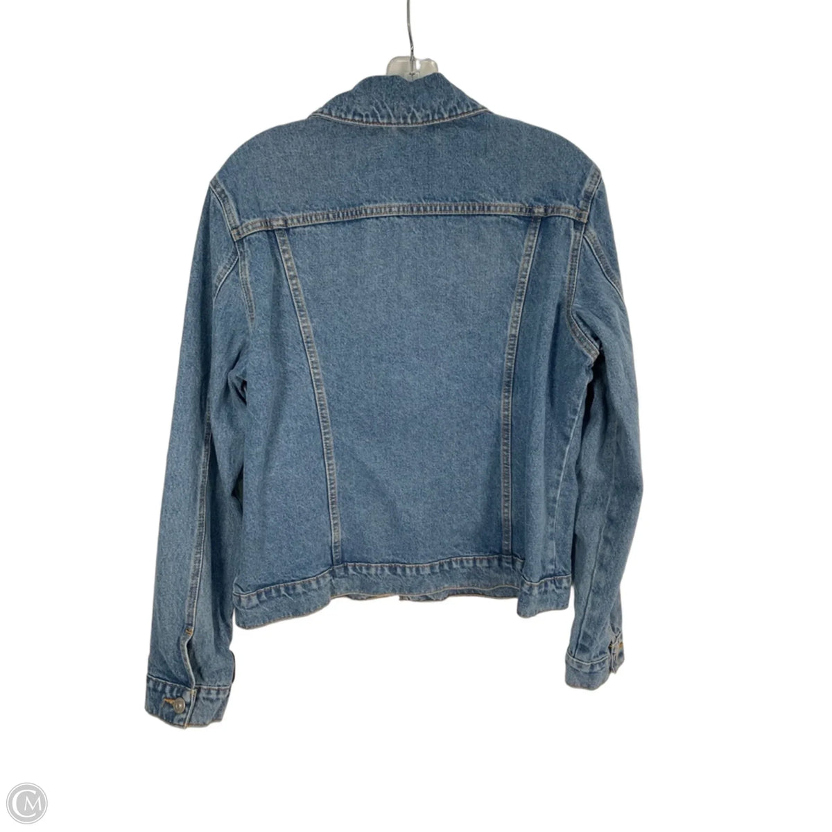 Jacket Denim By Hudson In Blue Denim, Size: L