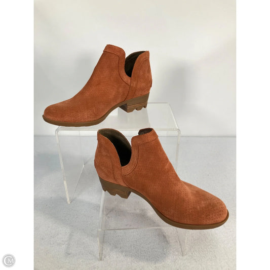 Boots Ankle Flats By Sorel In Orange, Size: 7.5