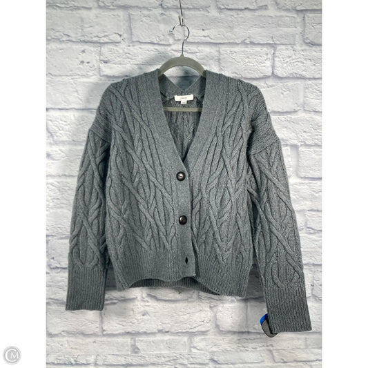 Sweater Cardigan By Vince In Blue, Size: Xs