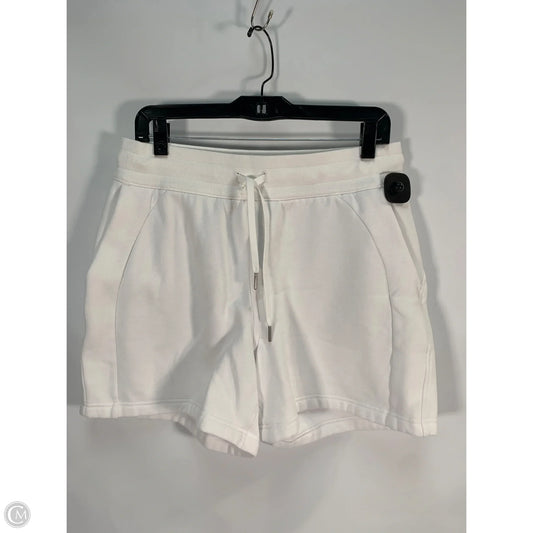 Athletic Shorts By Lululemon In White, Size: 10