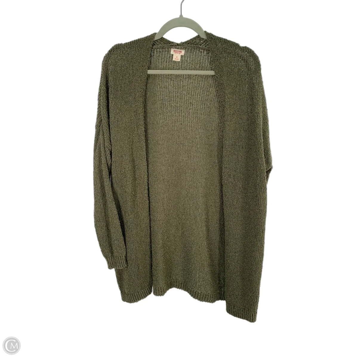 Sweater Cardigan By Mossimo In Green, Size: S