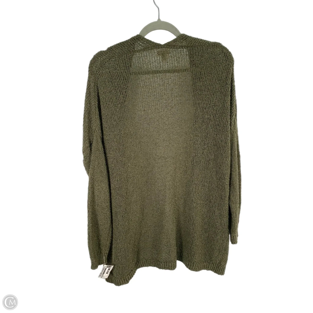 Sweater Cardigan By Mossimo In Green, Size: S