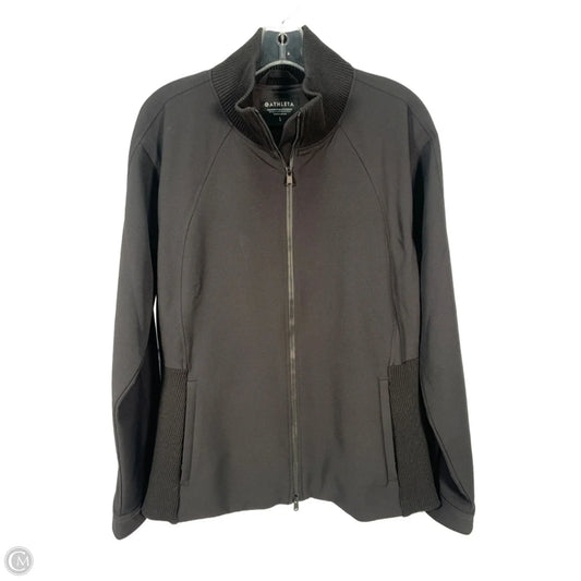 Athletic Jacket By Athleta In Black, Size: L