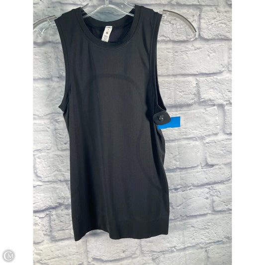 Athletic Tank Top By Lululemon In Black, Size: Xs