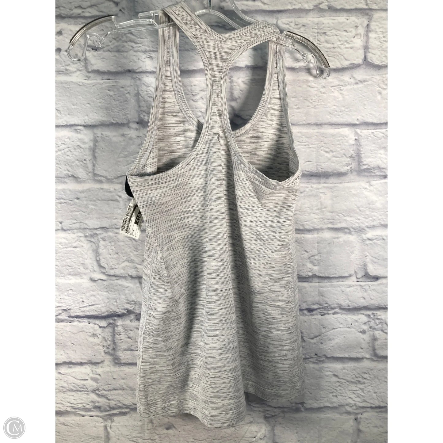 Athletic Tank Top By Lululemon In Grey, Size: M