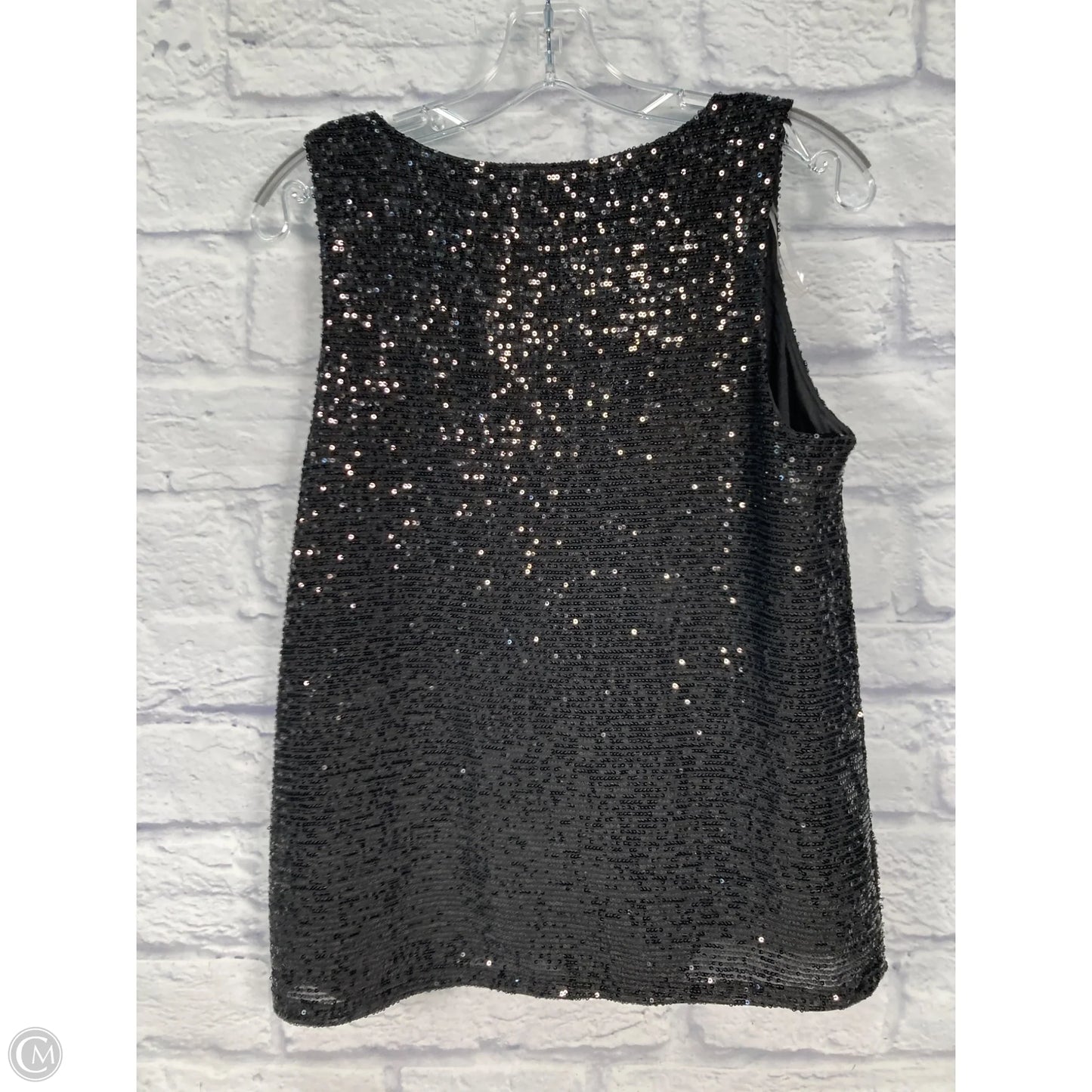Top Sleeveless By Investments In Black, Size: S