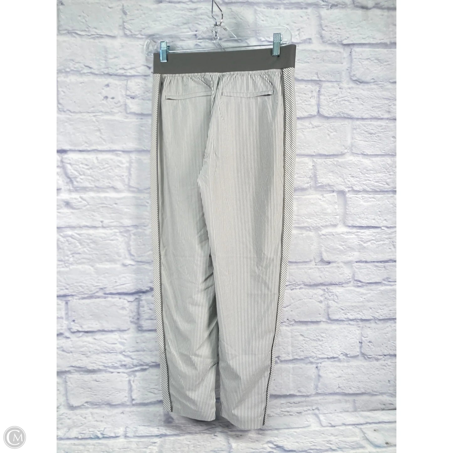 Athletic Pants By Athleta In Grey & White, Size: 0