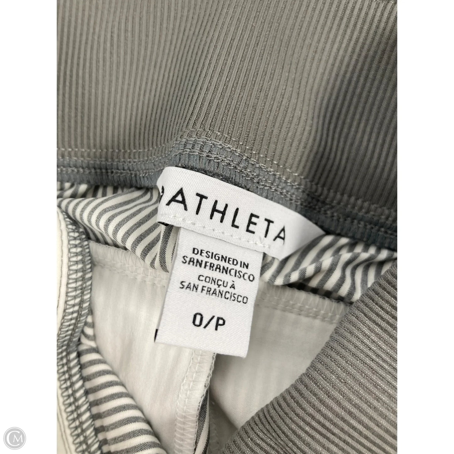 Athletic Pants By Athleta In Grey & White, Size: 0