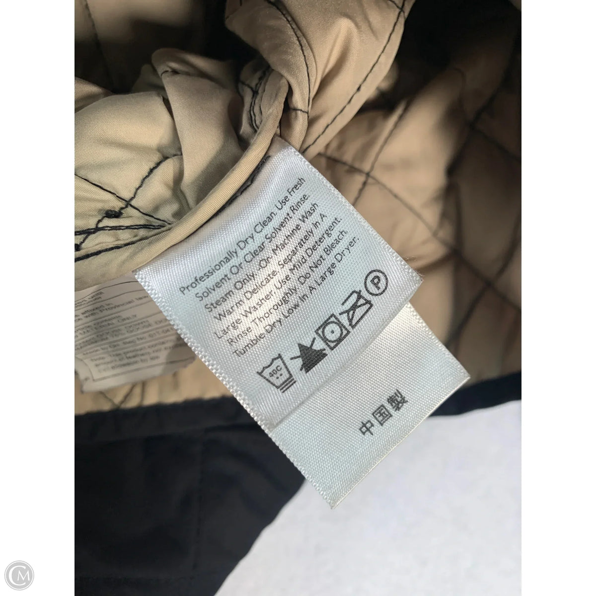 Jacket Puffer & Quilted By Eddie Bauer In Black, Size: L