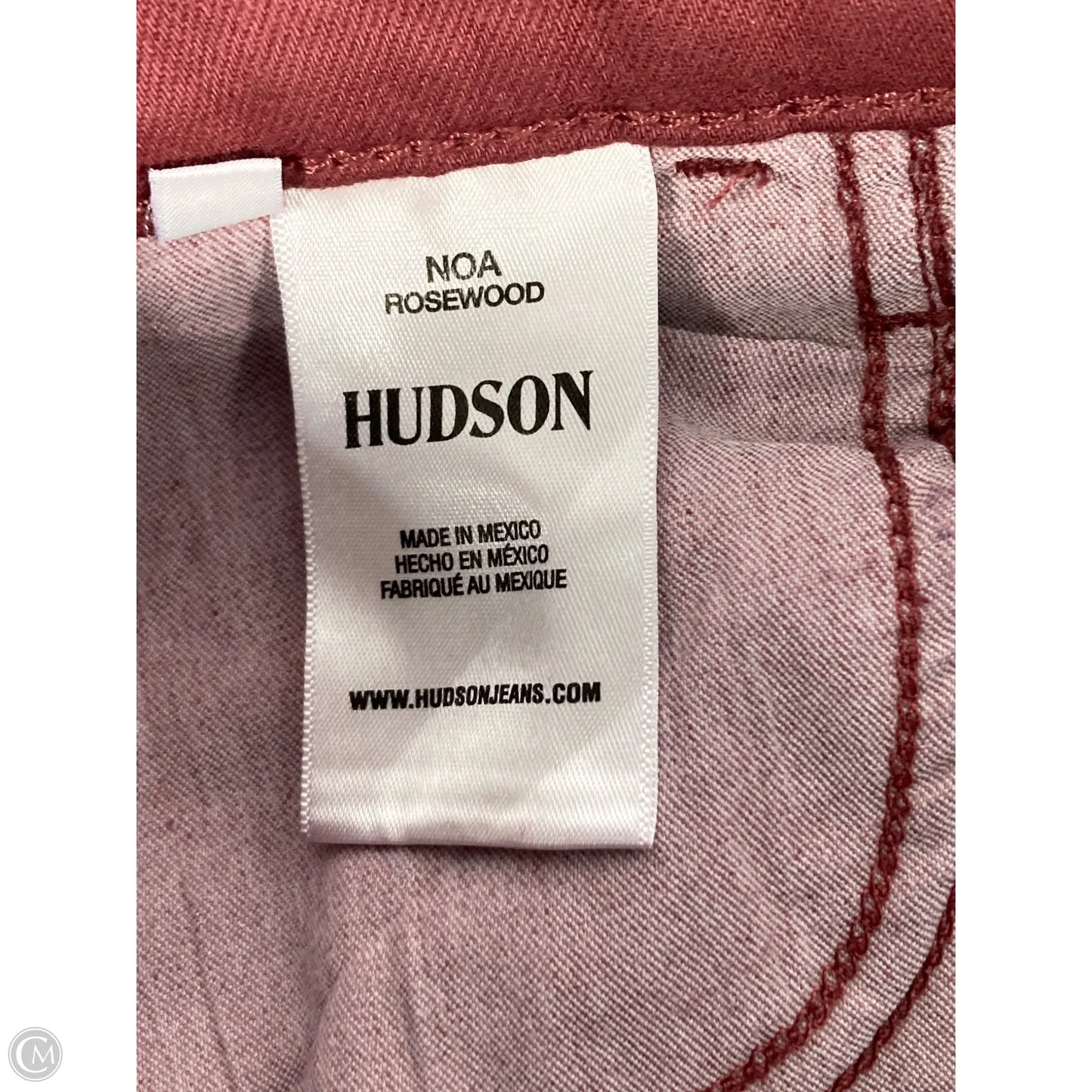 Jeans Straight By Hudson In Pink, Size: 6