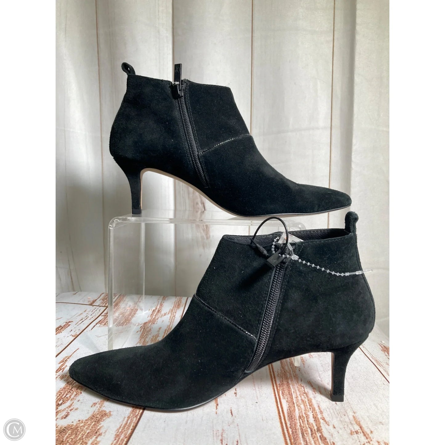 Boots Ankle Heels By Donald Pliner In Black, Size: 8.5