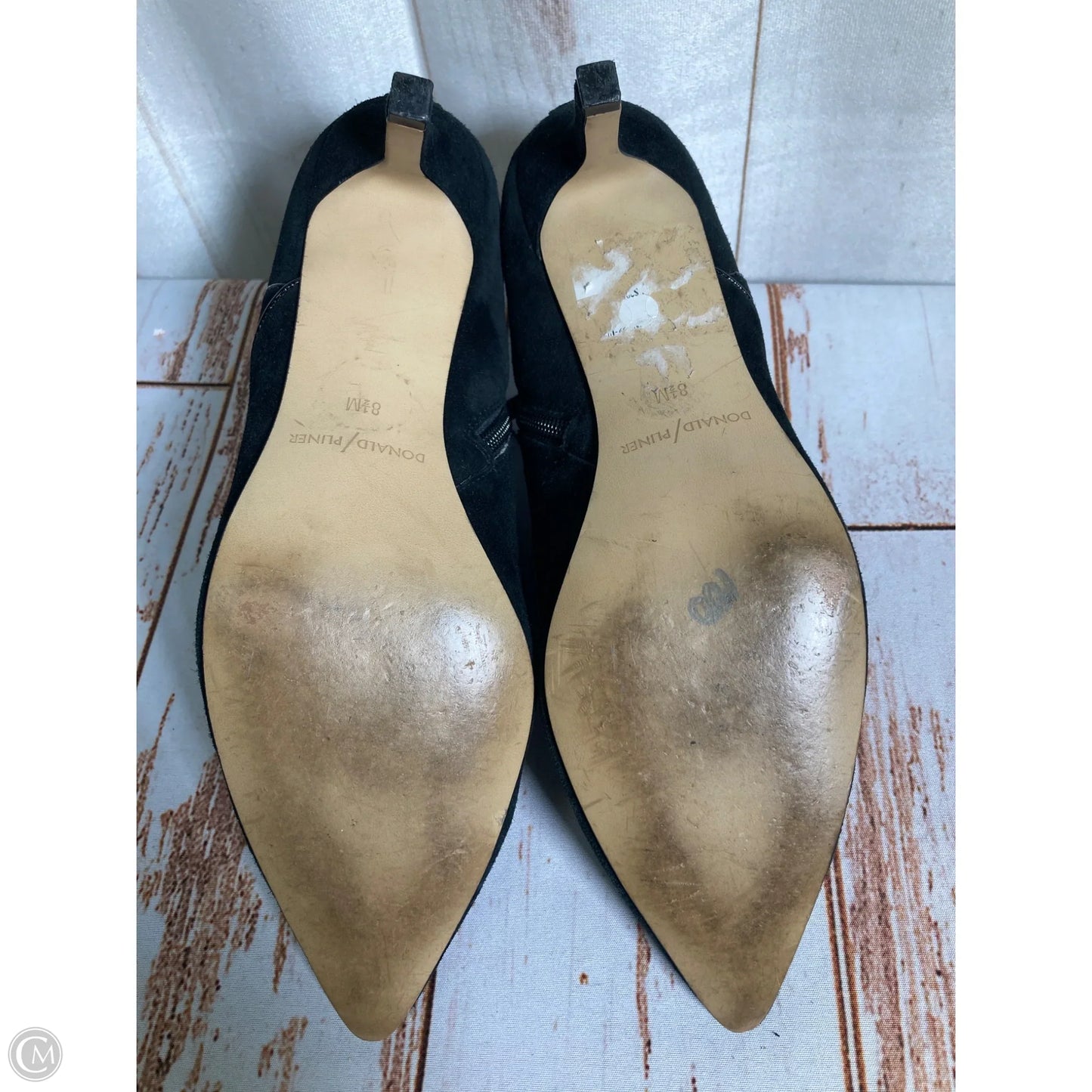 Boots Ankle Heels By Donald Pliner In Black, Size: 8.5