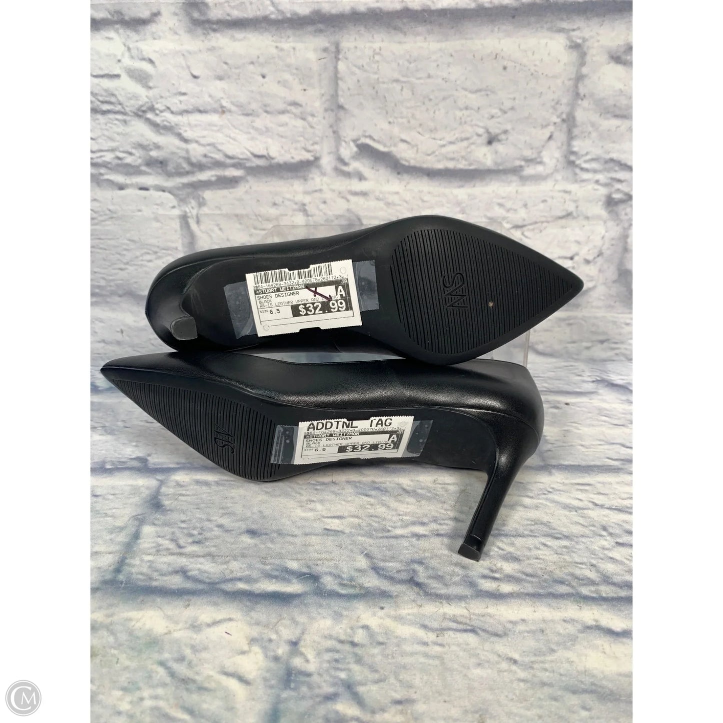 Shoes Designer By Stuart Weitzman In Black, Size: 6.5