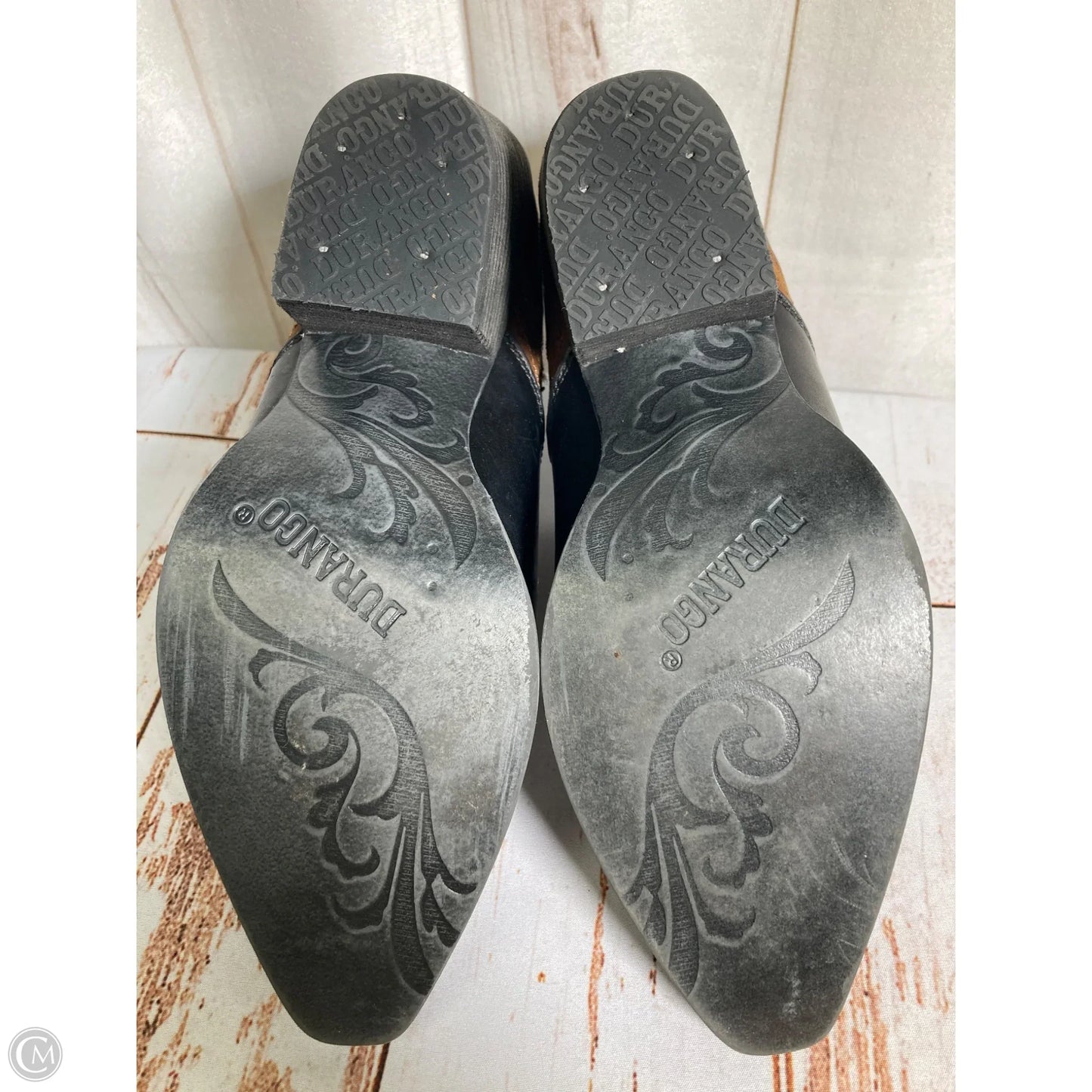 Boots Western By Durango In Black & Brown, Size: 10