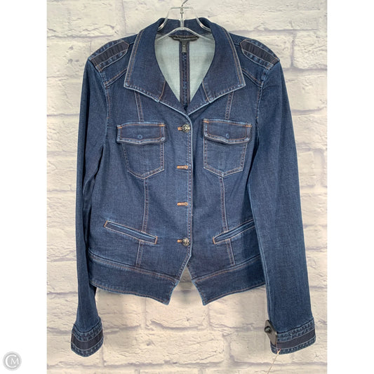 Jacket Denim By White House Black Market In Blue Denim, Size: L