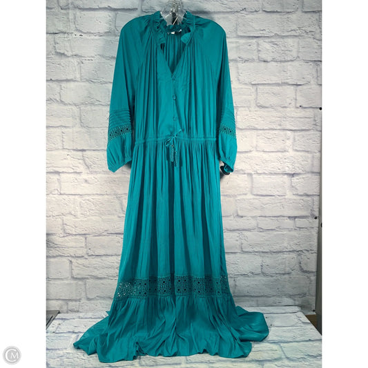 Dress Casual Maxi By Chicos In Blue, Size: 2x