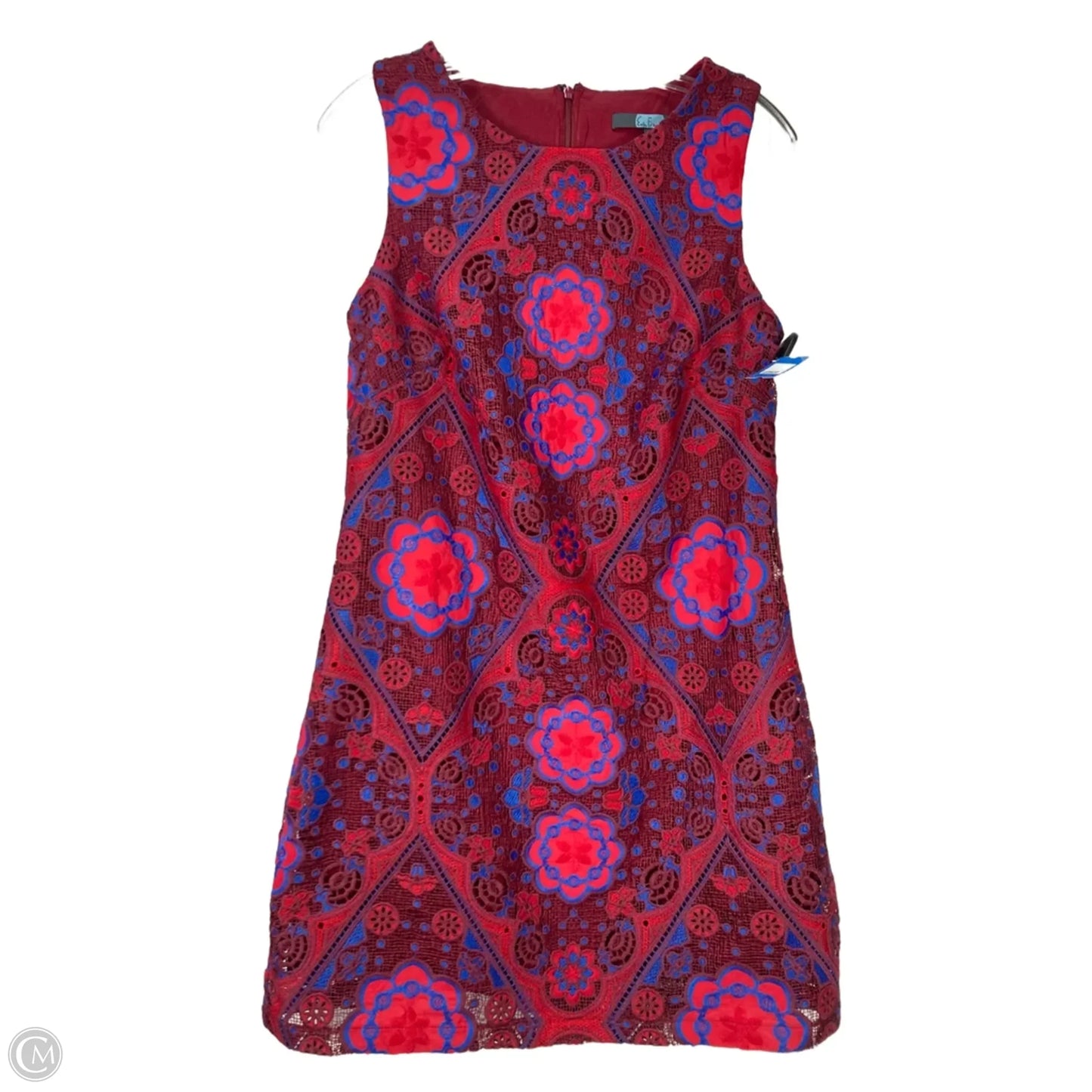 Dress Party Short By Eva Franco In Blue & Purple, Size: S