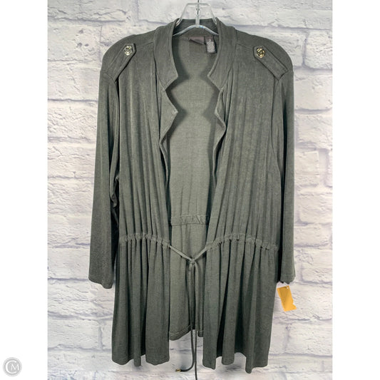 Cardigan By Chicos Private Collection In Green, Size: L