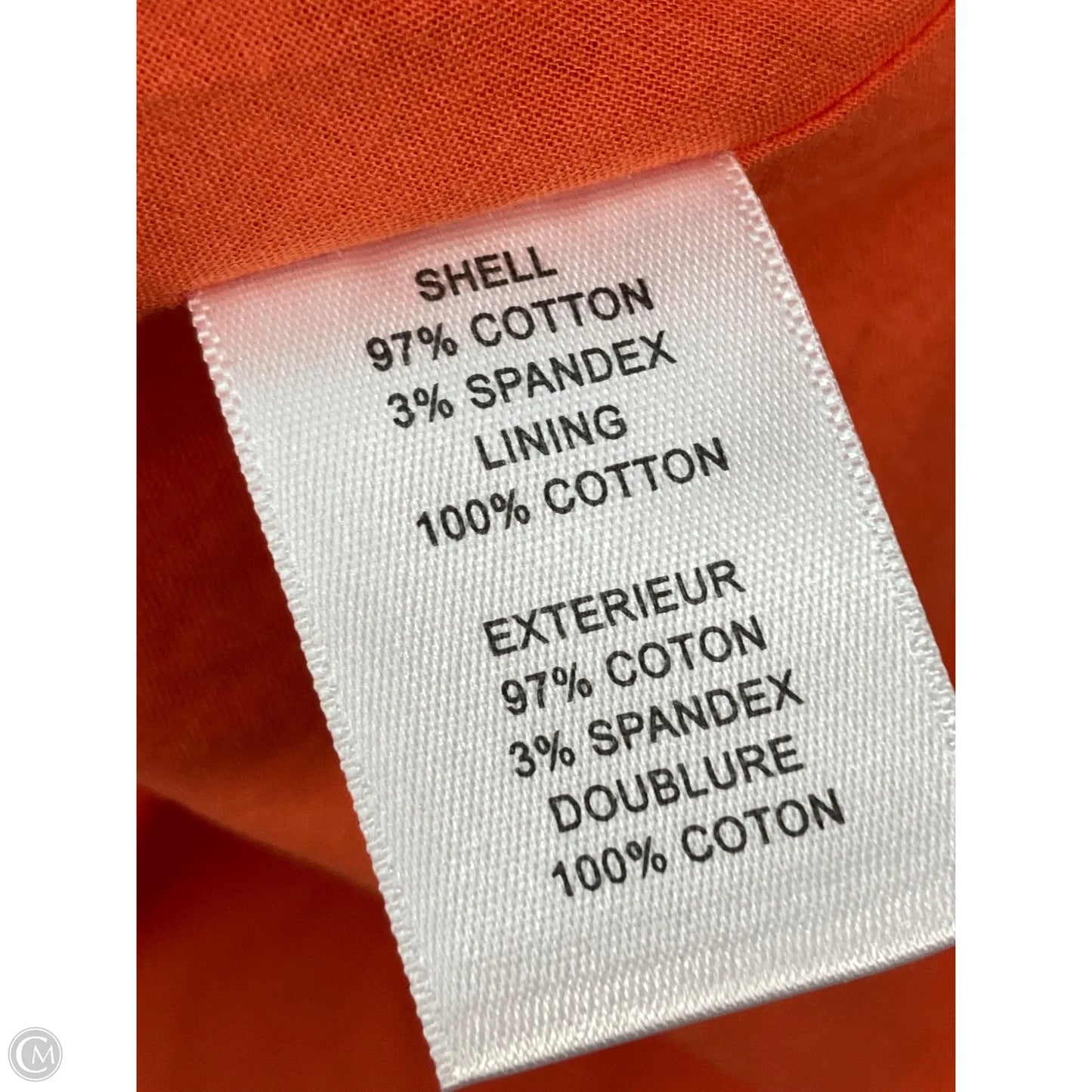 Dress Designer By Milly In Orange, Size: M