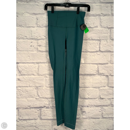 Athletic Leggings By Lululemon In Green, Size: 4