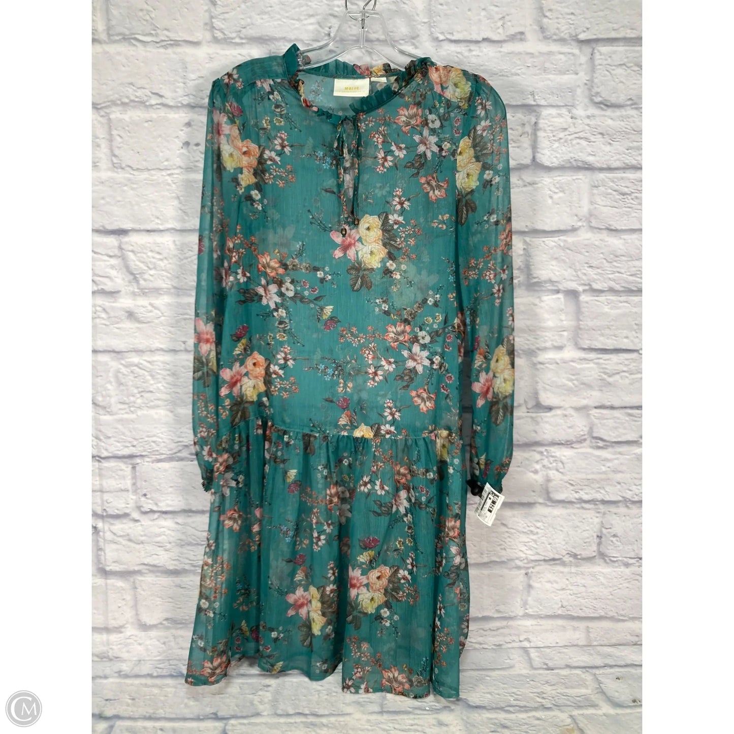 Dress Casual Short By Maeve In Green & Yellow, Size: Xs