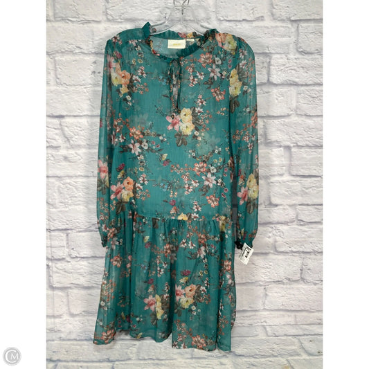 Dress Casual Short By Maeve In Green & Yellow, Size: Xs