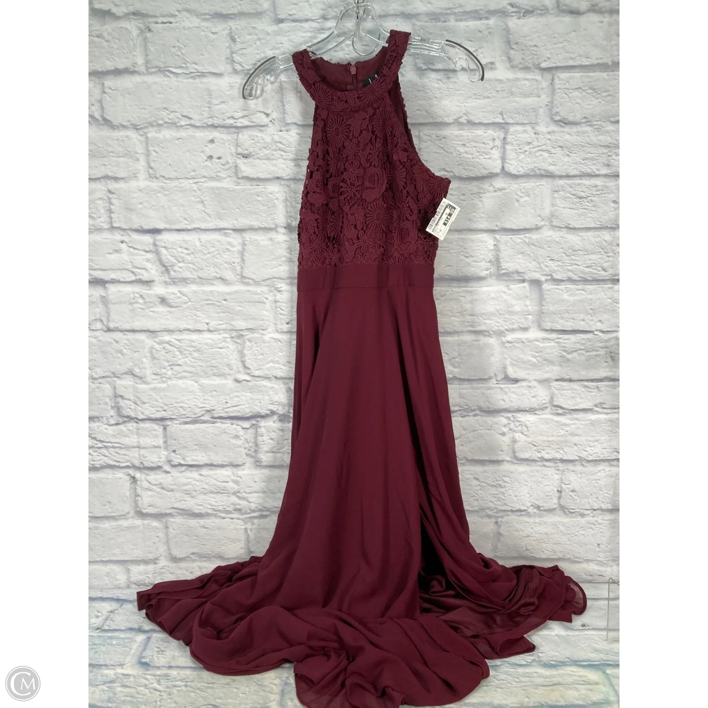 Dress Party Long By Lulus In Maroon, Size: Xs