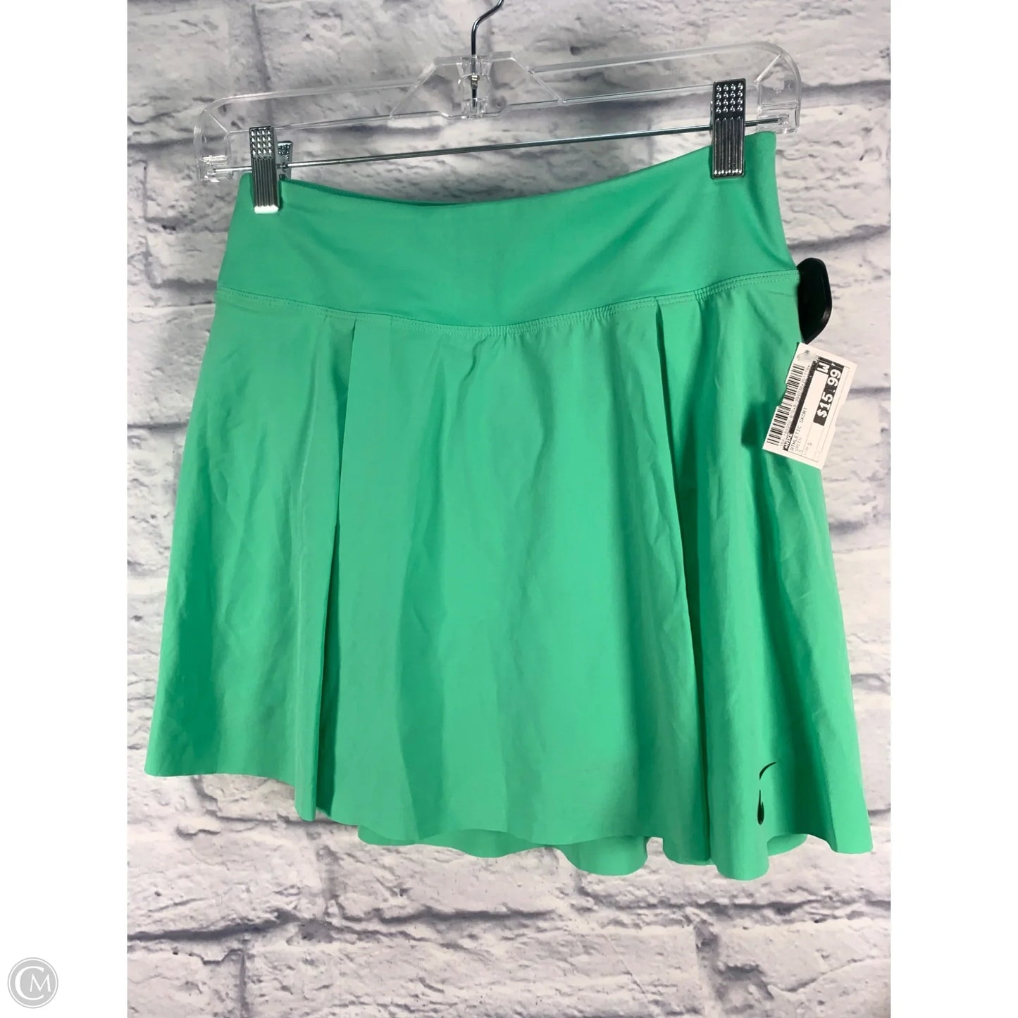 Athletic Skort By Nike In Green, Size: S