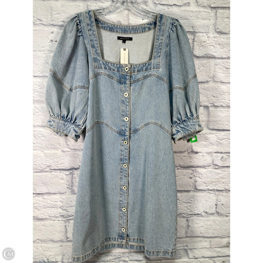 Dress Casual Short By Anthropologie In Blue Denim, Size: Xs