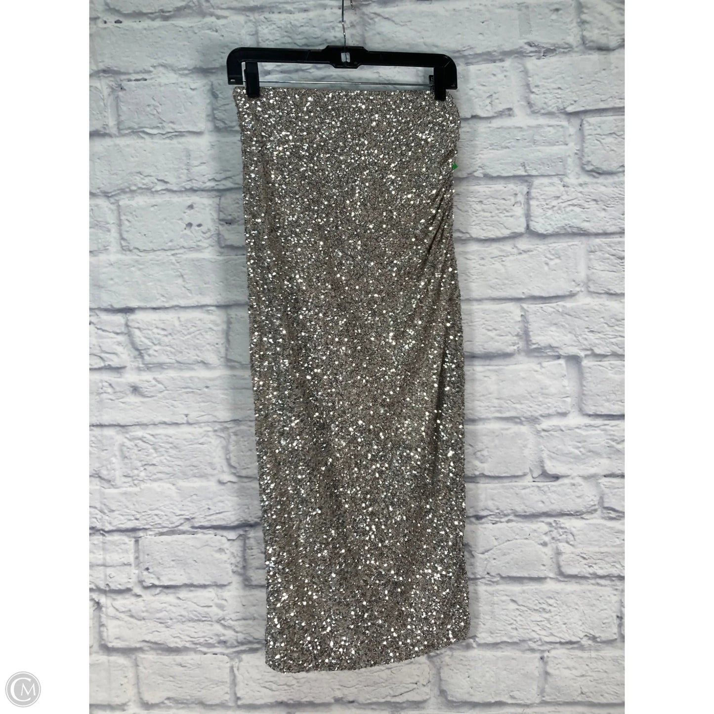 Skirt Midi By Express In Silver, Size: 4