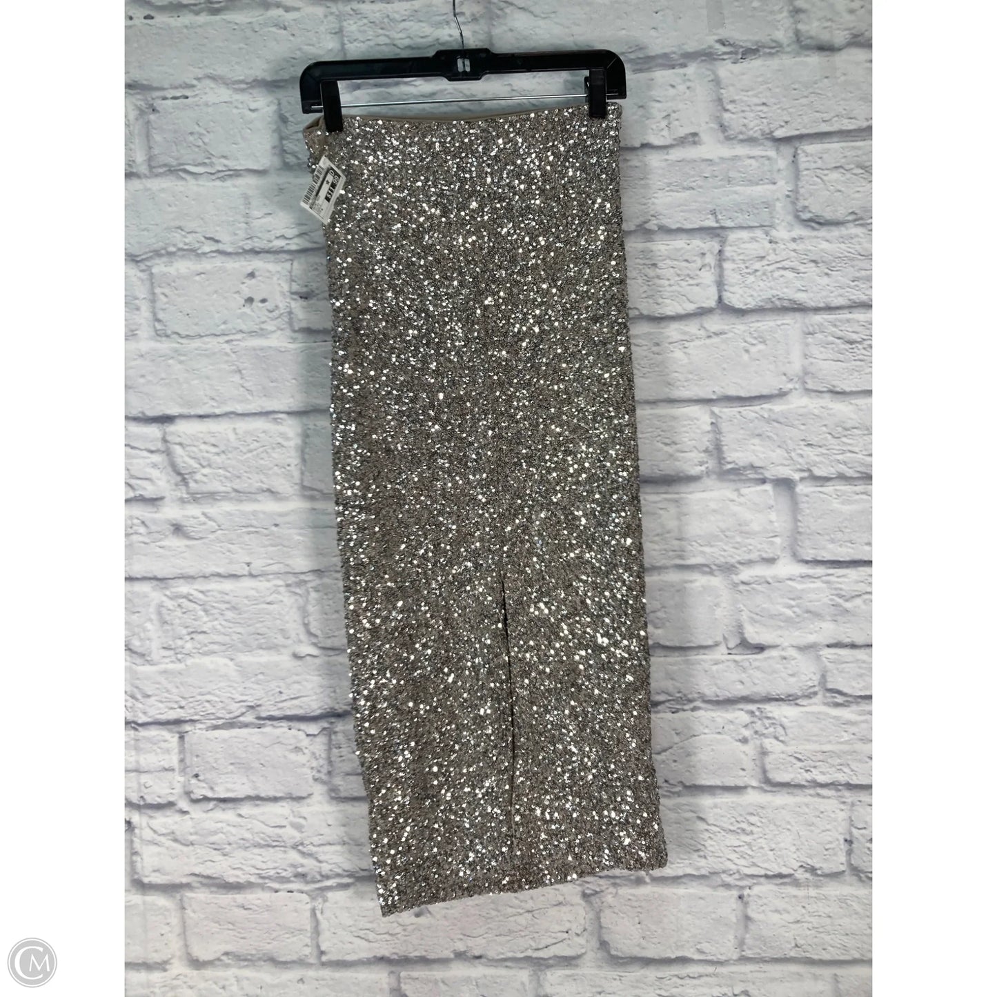 Skirt Midi By Express In Silver, Size: 4