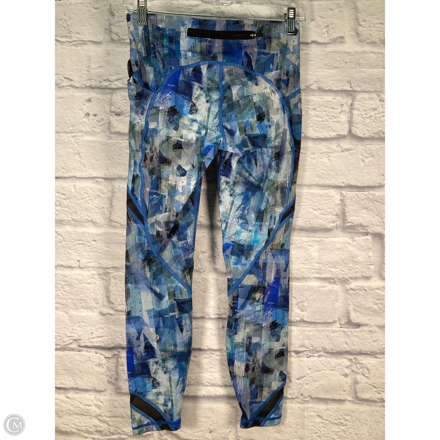 Athletic Leggings By Lululemon In Blue, Size: 6