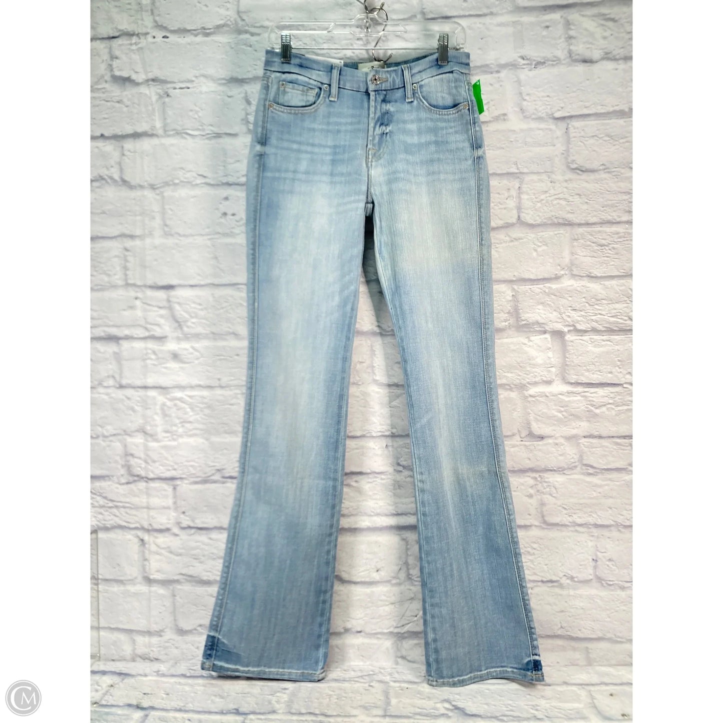 Jeans Boot Cut By 7 For All Mankind In Blue Denim, Size: 8