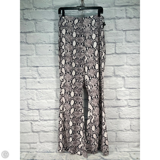 Pants Wide Leg By Tyler Boe In Snakeskin Print, Size: 4