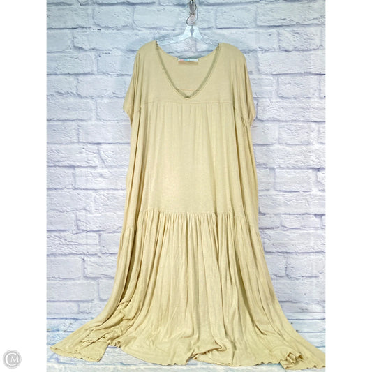 Dress Casual Maxi By Free People In Yellow, Size: M