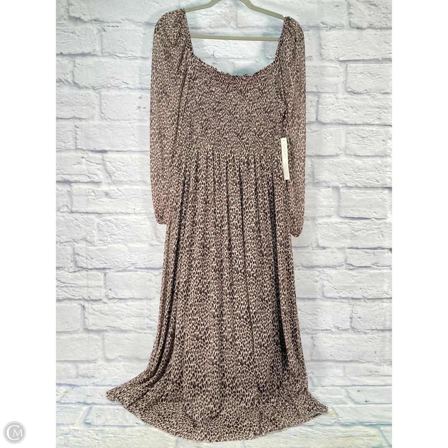 Dress Casual Midi By Dolan Left Coast In Animal Print, Size: L