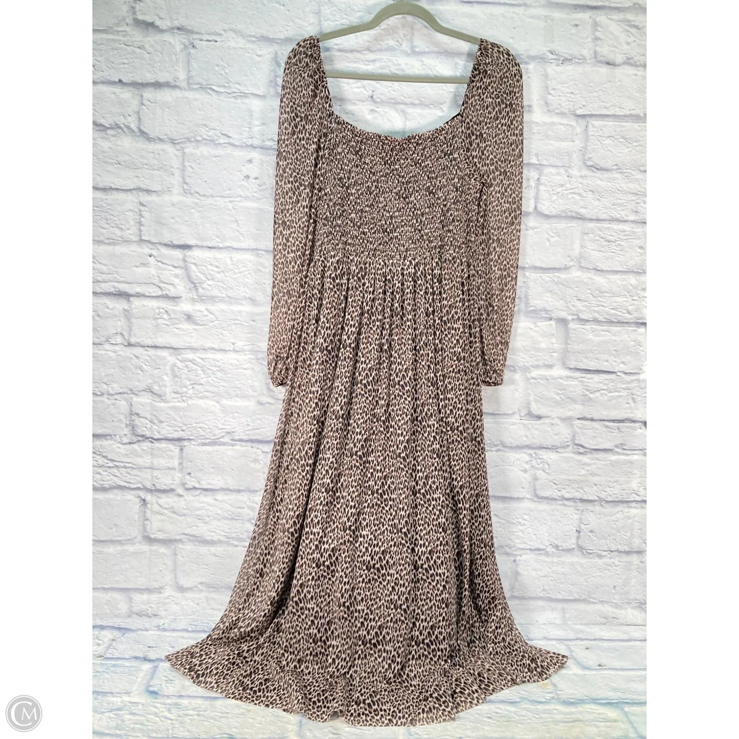 Dress Casual Midi By Dolan Left Coast In Animal Print, Size: L