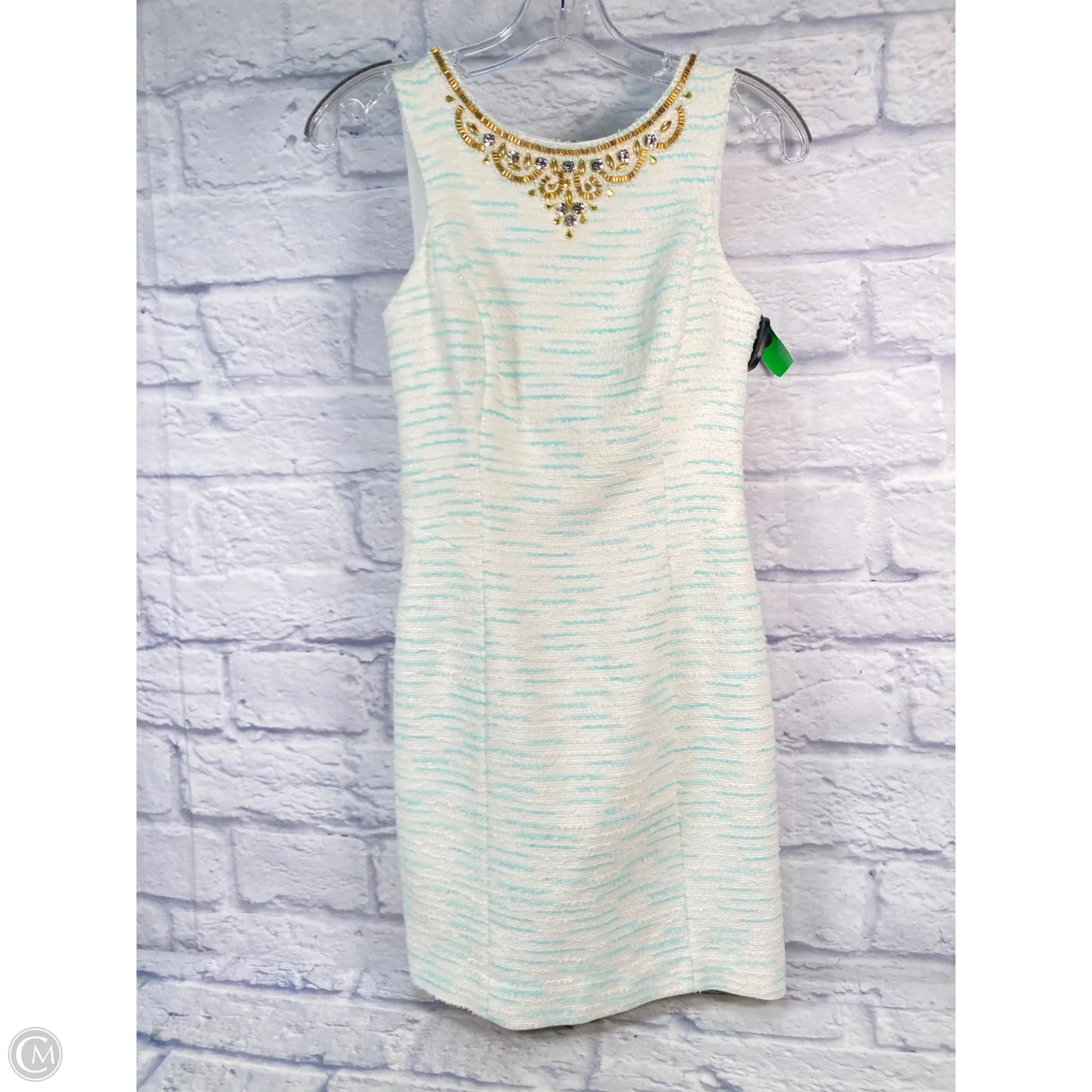 Dress Designer By Lilly Pulitzer In Blue & White, Size: Xxs