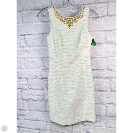 Dress Designer By Lilly Pulitzer In Blue & White, Size: Xxs