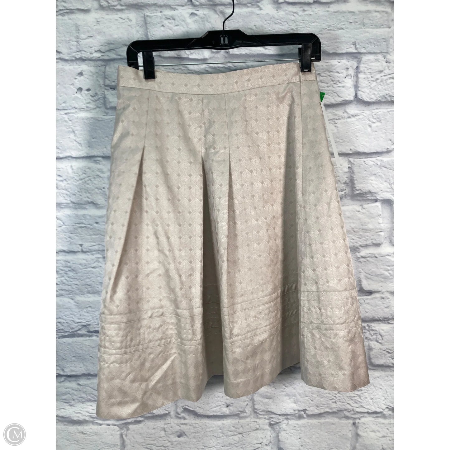 Skirt Designer By Facconnable In Beige, Size: 4